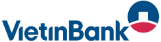 VietinBank logo with blue and red colors on white background